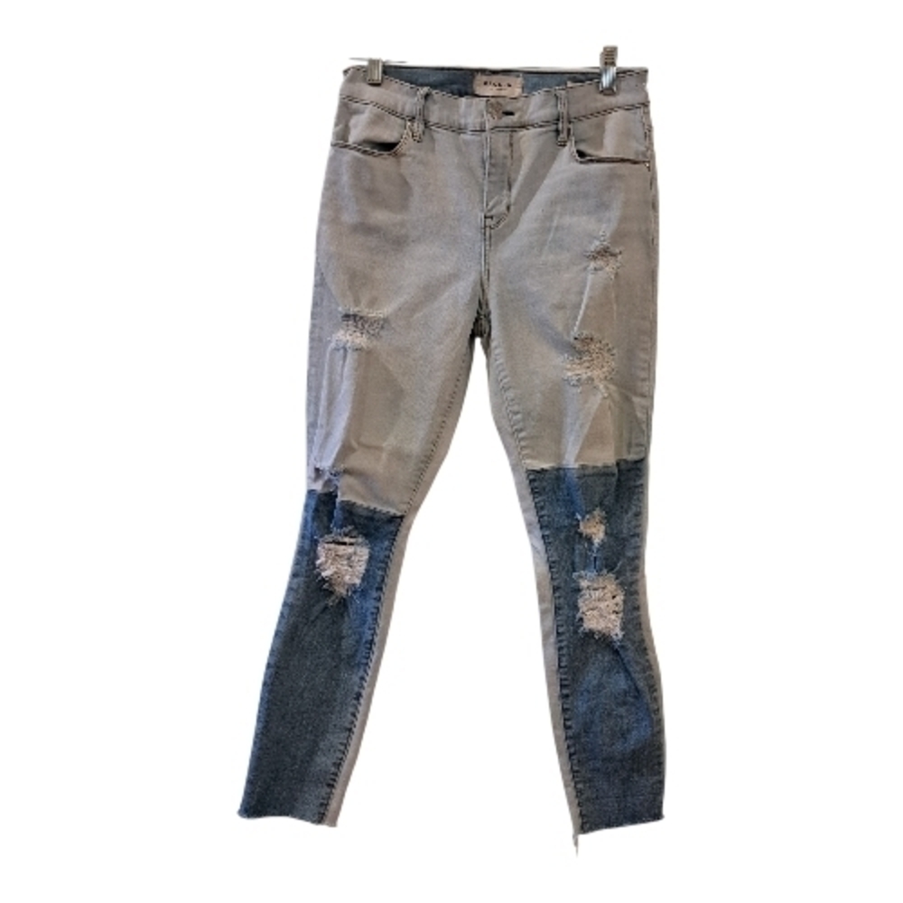 PacSun ankle jegging Skinny Colorblock Distressed  womensJeans Size 28